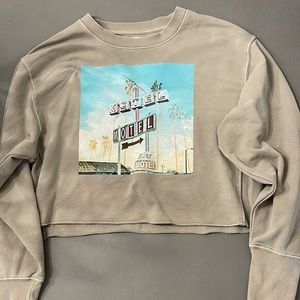 Cropped Graphic Jacket